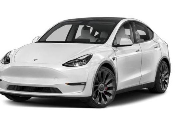 TESLA MODEL Y 2021 5YJYGDEF8MF248359 image